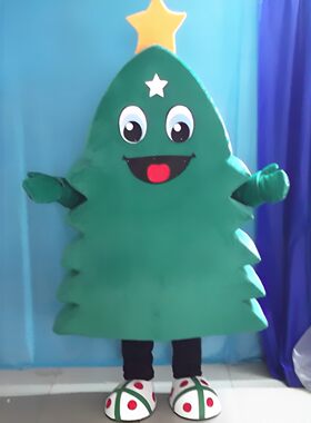 动漫节日圣诞树木穿戴模型卡通人偶装扮巡演出布偶道具衣服装定做