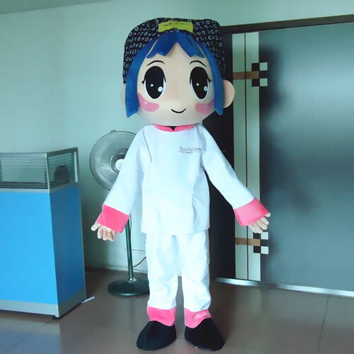 定制动漫少数民族客家女孩装扮演卡通人偶巡演出道具布偶衣服装