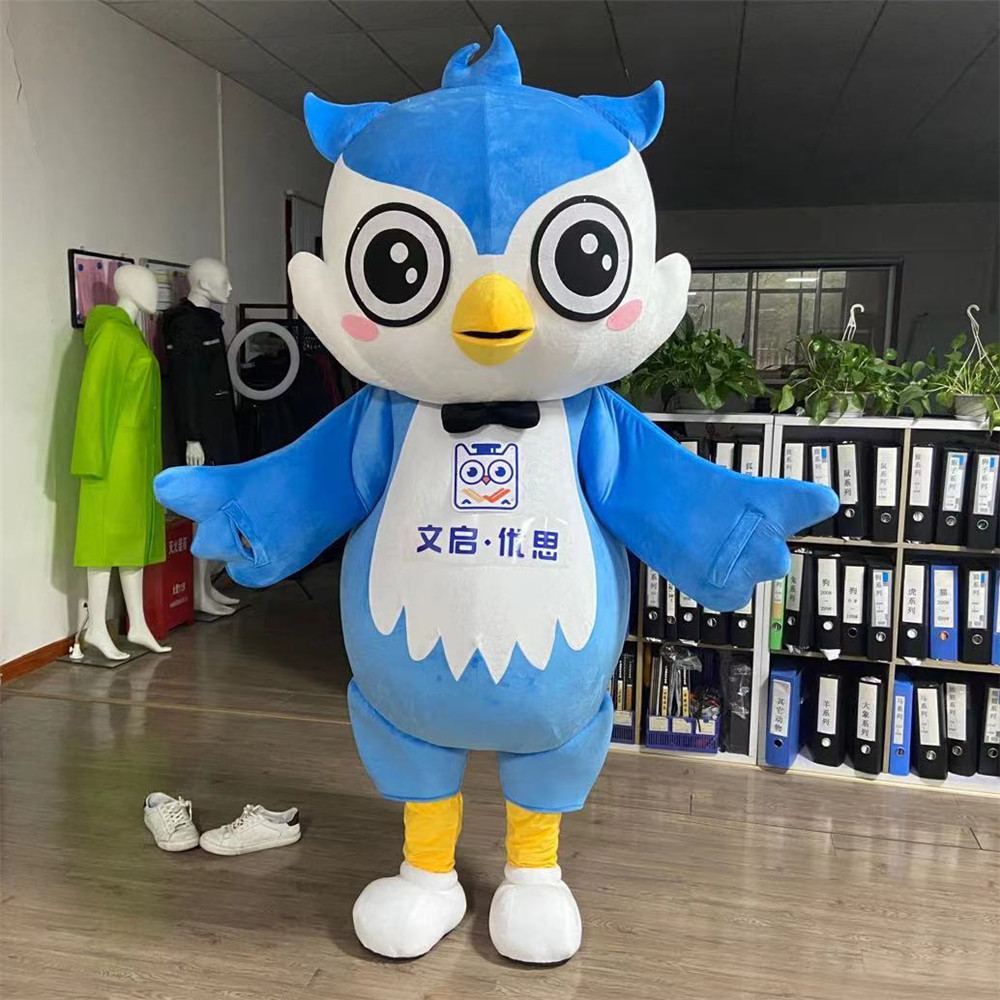 定制动漫活动宣传猫头鹰卡通人偶小鸟人穿戴巡演出道具布偶衣服装