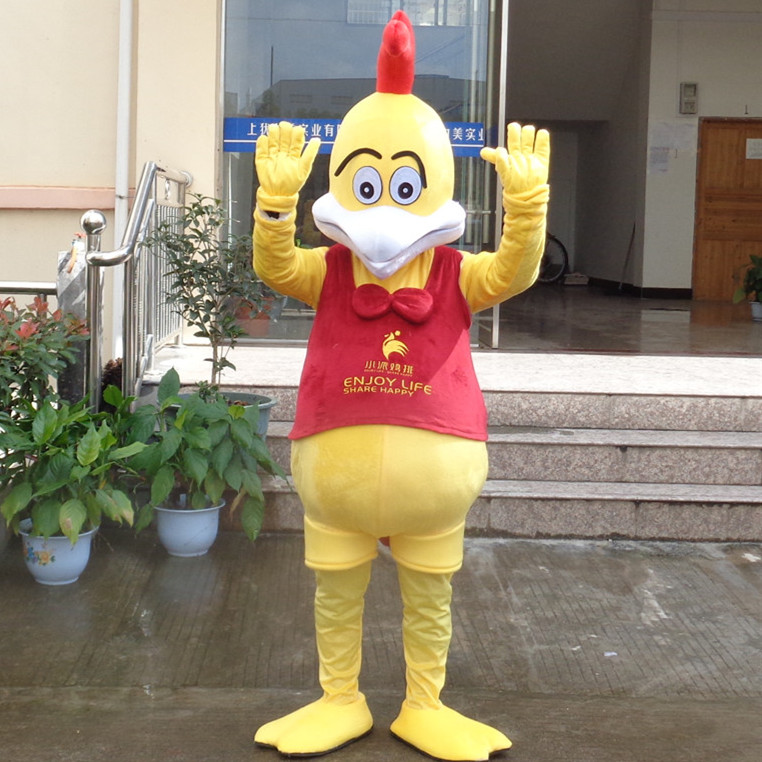 定制动漫文旅宣传福州鸡人穿装扮表演卡通人偶巡演道具布偶衣服装