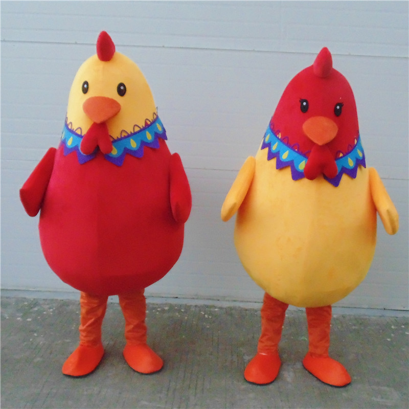定制动漫开业宣传大公鸡人穿装扮表演卡通人偶巡演道具布偶衣服装