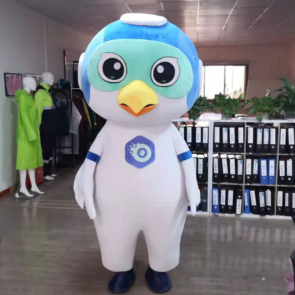 定制动漫活动宣传机器白鸽卡通人偶小鸟人穿巡演出道具布偶衣服装