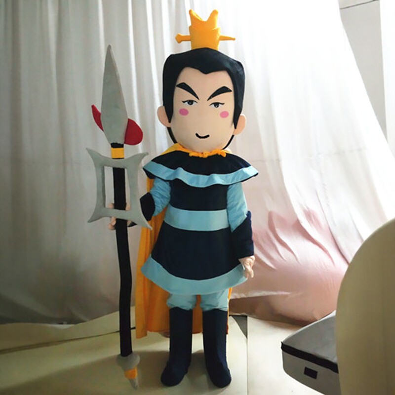 定做动漫古装三国猛将吕布奉先卡通人偶人穿装扮巡演出布偶衣服装
