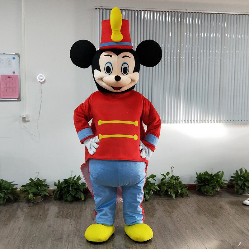 定做动漫动画活动宣传迎宾礼貌军装小老鼠卡通人偶布偶道具衣服装