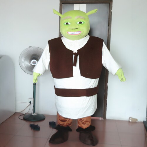 定制动漫动画怪物史莱克Shrek卡通人偶布偶巡演装扮道具衣服装