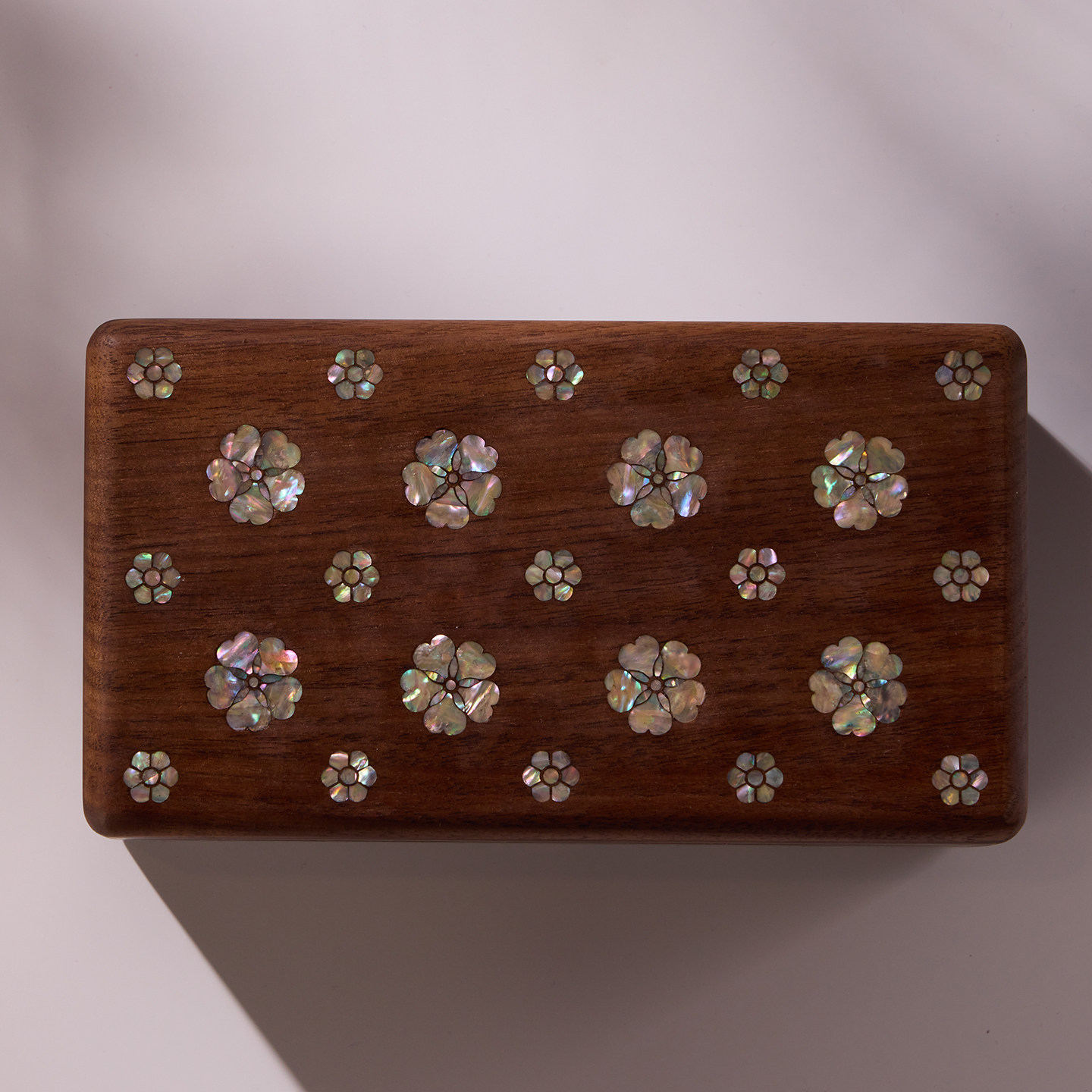 2026新款螺钿首饰盒高档精致双层实木饰品收纳盒子结婚礼物送新娘