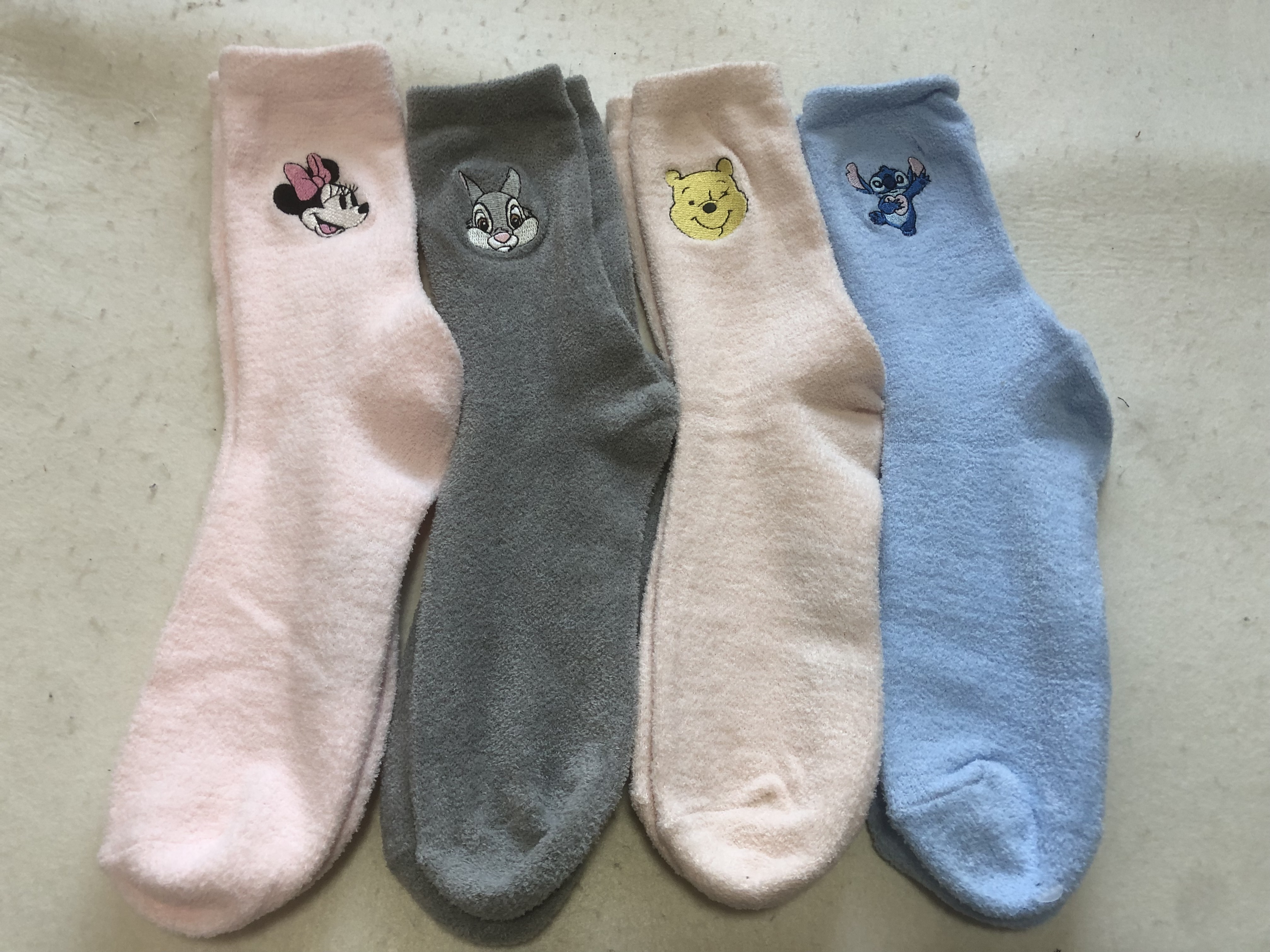 卡通睡眠袜冬季毛茸茸