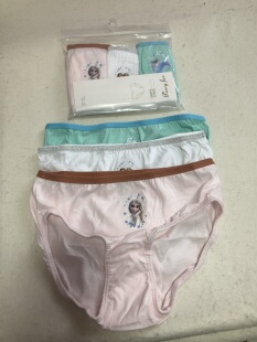 100-160码儿童纯棉内裤女童中大童可爱卡通新款莫代尔三角短裤