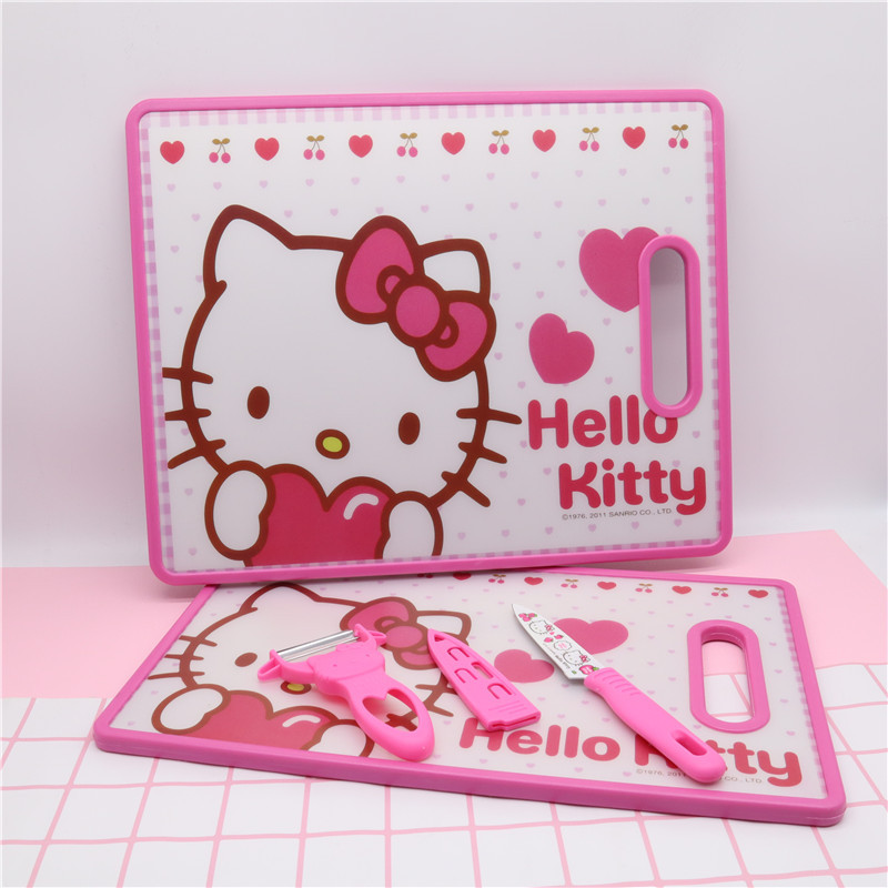 家用切菜板防霉砧板卡通可爱占板塑料案板水果刀面板宝宝辅食粘板