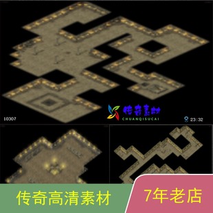 热血传奇地图素材套图真彩1-3层高清套图3张