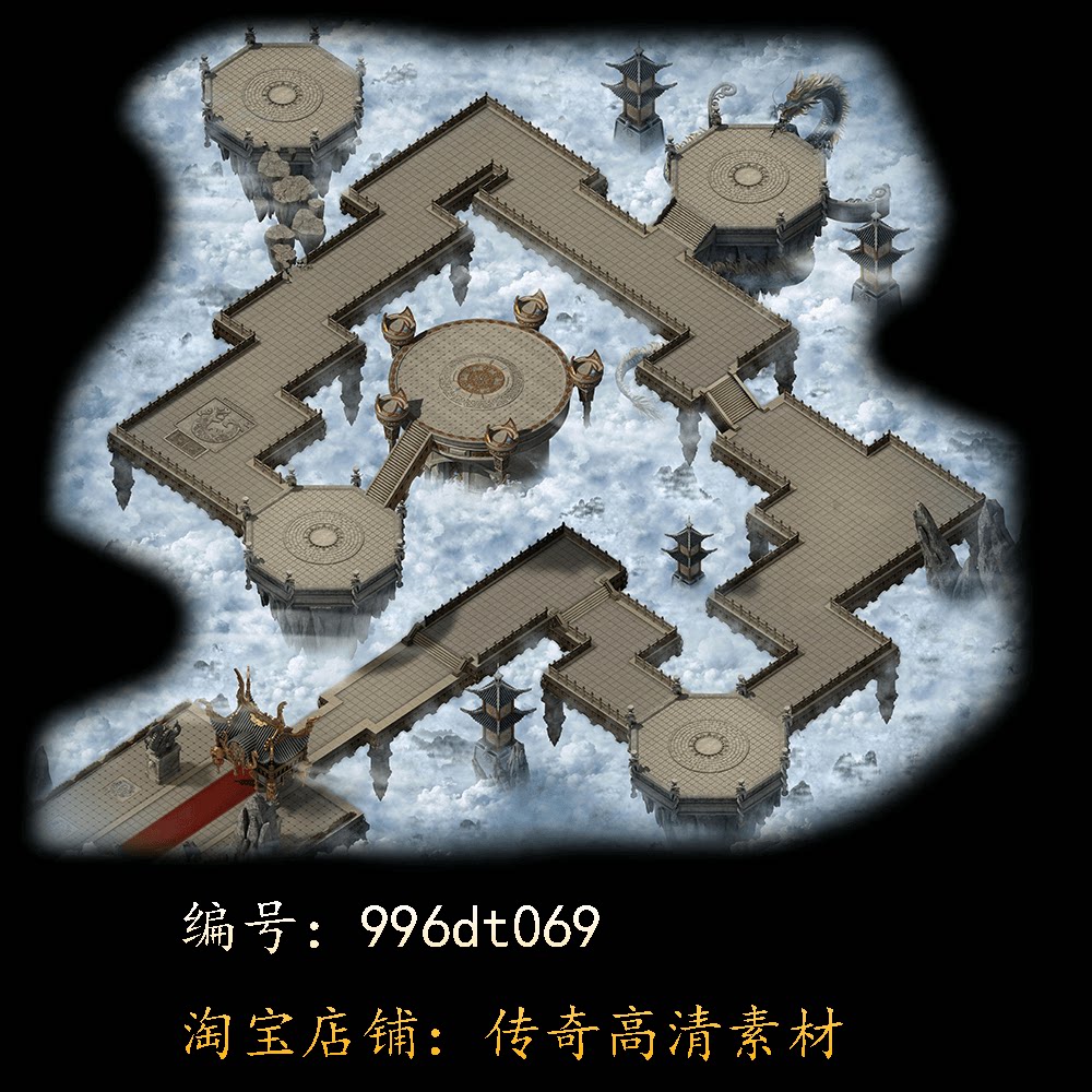 996引擎专用传奇地图全新高清设计素材/源文件