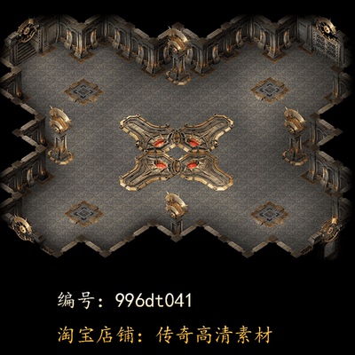 996引擎专用传奇地图全新高清真彩传奇素材复古套图dt041