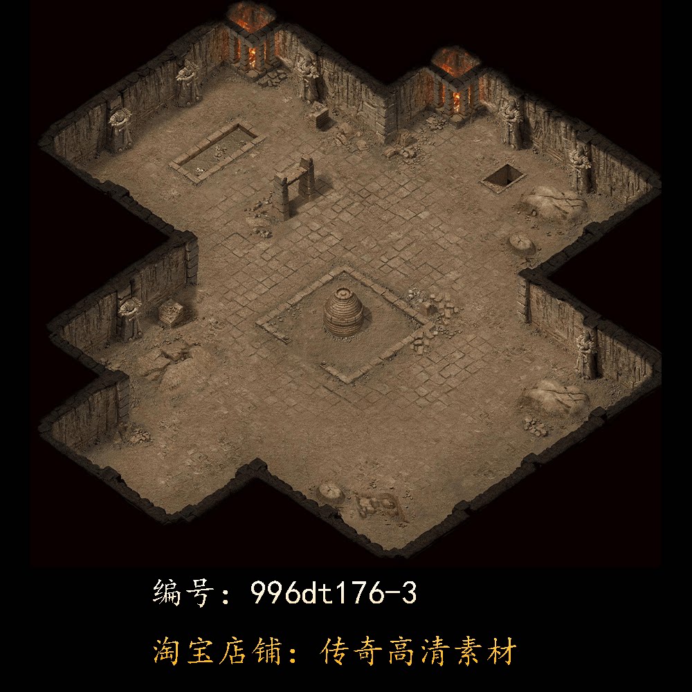 996引擎专用传奇地图全新高清设计素材/源文件