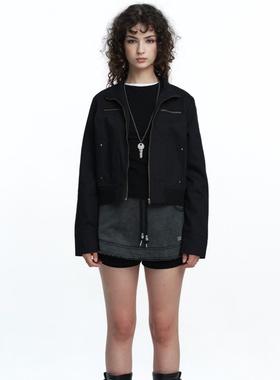 Roughneck韩国设计师品牌2025秋季松紧抽绳辣妹包臂短裙短裤裙