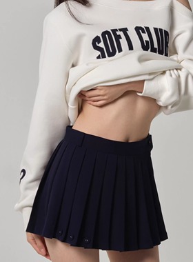 Kleesier韩国直发小众设计师品牌高腰显瘦短裙半身裙百褶裙学生裙