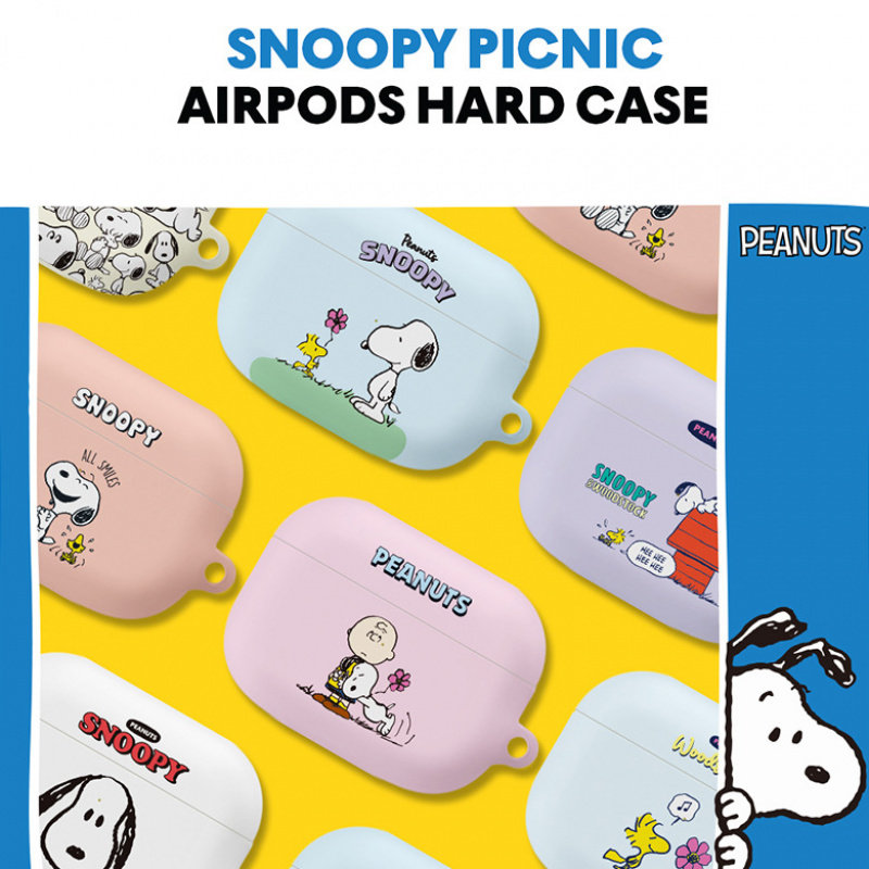 卡通史努比无线蓝牙耳机壳适用苹果AirPods3三代保护套硬AirPodsPro 2