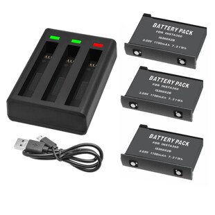 适用影石360 X3 X2运动相机电池Insta360X3B X2B充电套装充电器