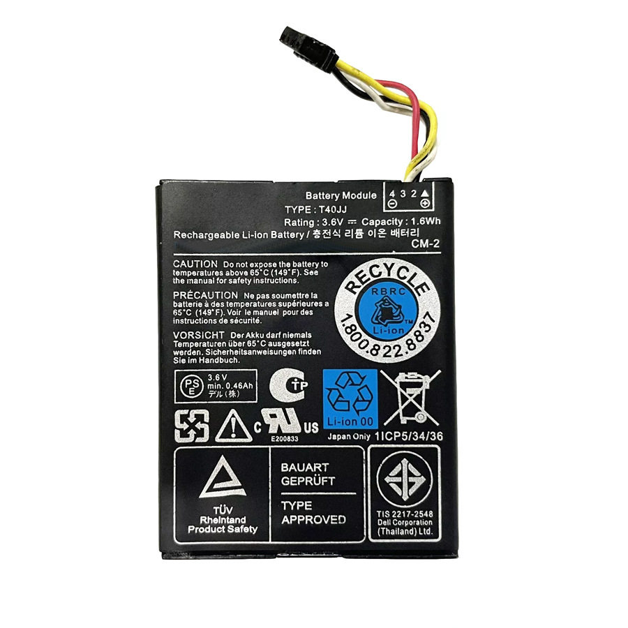 适用戴尔 Dell Perc H710 H830 RAID控制器电池T40JJ 070K80 - 实物图