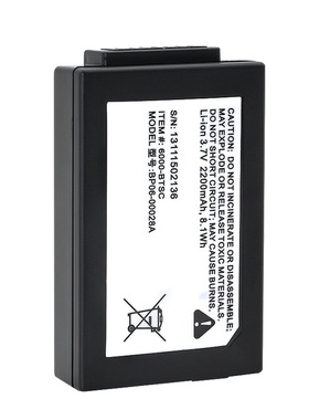 适用Honeywell Dolphin 6100条码仪电池6000-BTSC