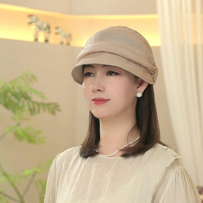 夏季新款优雅气质百搭遮阳帽子女