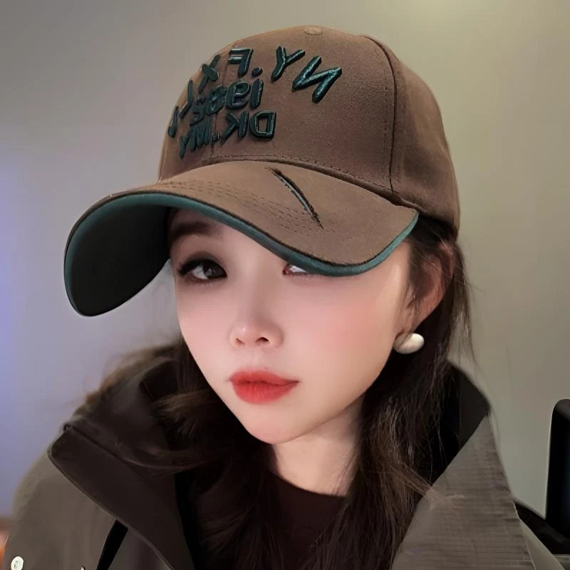 加大加宽硬顶时尚刺绣棒球帽