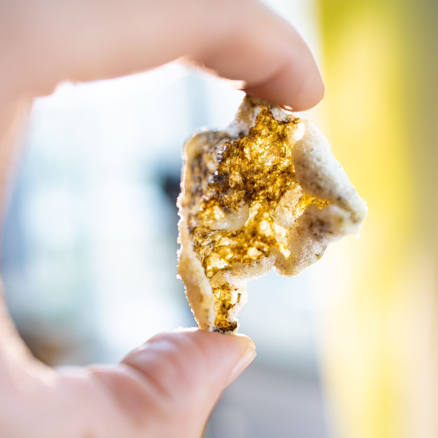 炸裂芥末味泰国进口可口力天妇罗烤海苔脆片韩国海苔制作的零食