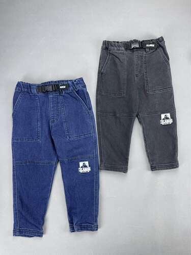 外贸日单纯棉男童牛仔裤90-140码