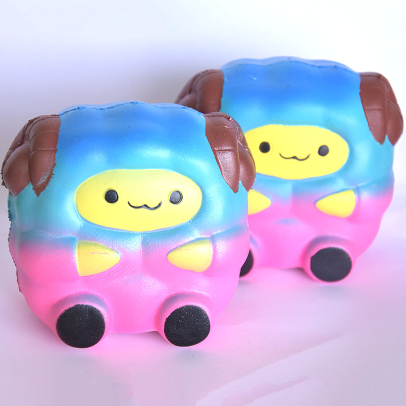 慢回弹炫彩星空柔软蛋糕发泄玩具