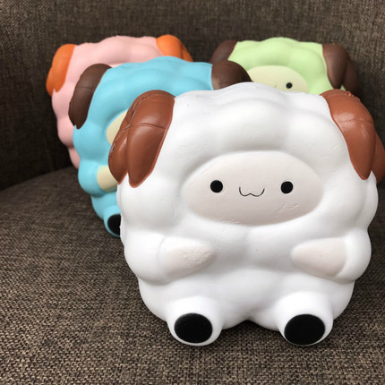 仿真超大慢回弹PU大绵羊玩具squishy sheep 柔软假面包羊儿童早教