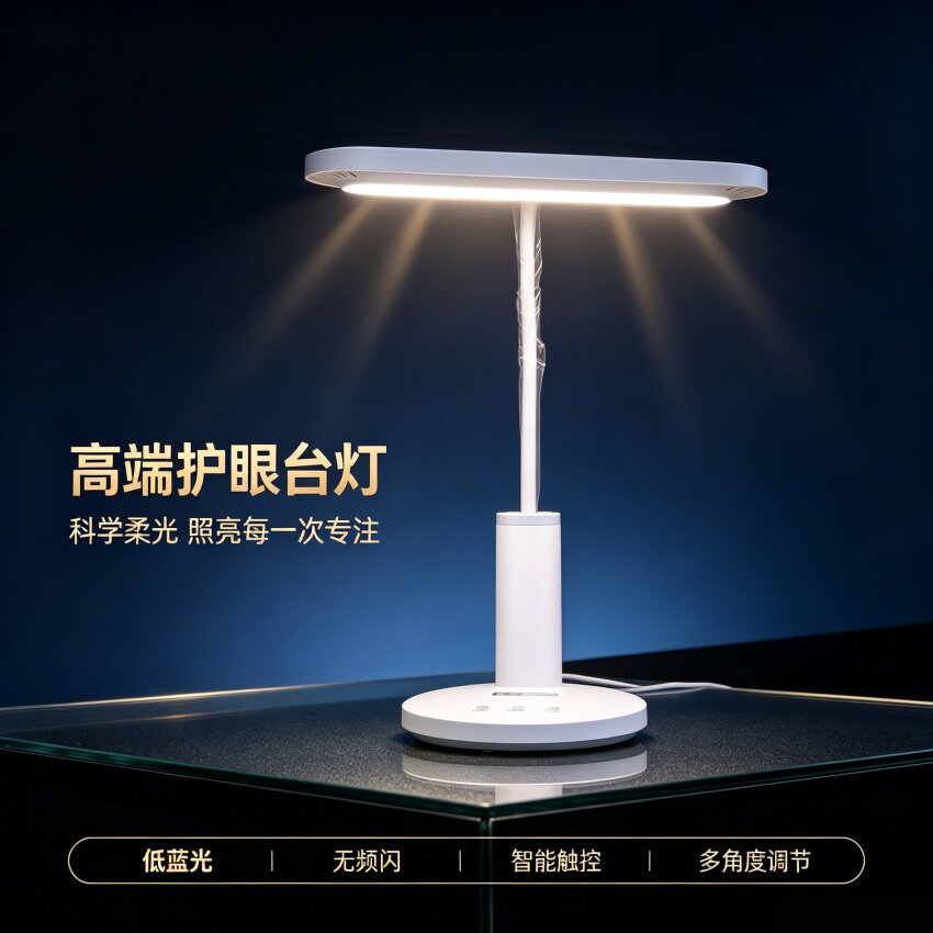 护眼LED触控低蓝光书桌阅读台灯
