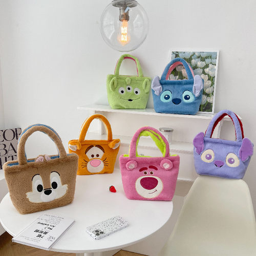 繁瑟手提包卡通小可爱毛绒包