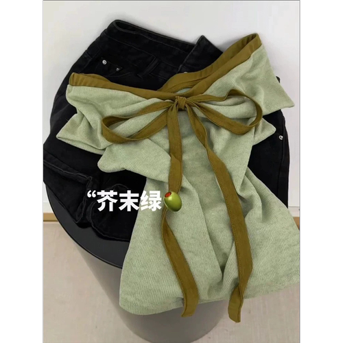 法式一字肩蝴蝶结短袖T恤显瘦