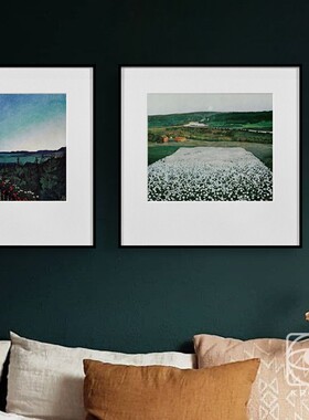 Harald Sohlberg 北欧风景油画客厅玄关卧室餐厅现代简约装饰挂画