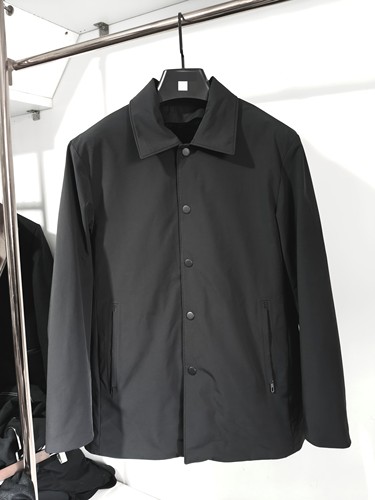 利家男装冬季休闲商务行政尼克服皮草兔毛皮内胆羽绒服24DNK0011Y