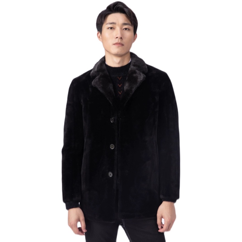 20DZP0331Y利家新款冬季男装翻领羊毛皮草大衣保暖外套,男装,皮草,淘宝优惠券,粉丝福利购,淘宝优惠卷