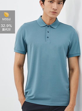 23XTX2103Y利家新款polo衫夏季翻领休闲商务短袖t恤男