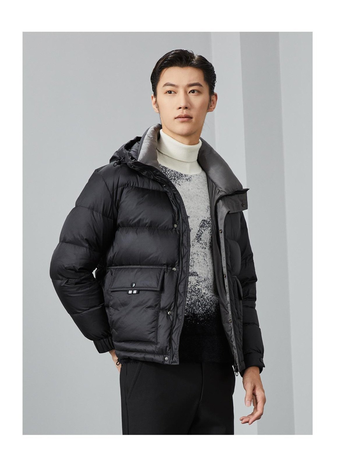 22DRF0432A 0431A男装专柜正品2024秋冬新款时尚休闲羽绒服外套