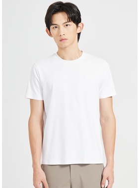 Q4XTX6161S利家新款联名款青年商务短袖t恤男2024夏透气上衣