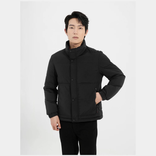 25DRF7901S利家男装冬季时尚百搭立领保暖舒适松紧袖口羽绒服外套