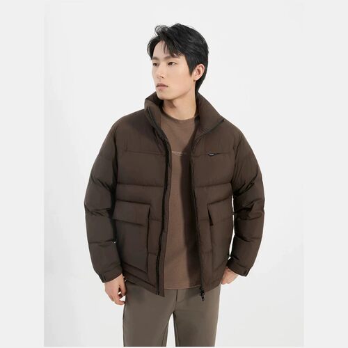 B5DRF0282 0281A利家男装冬季新款休闲商务百立领白鸭绒羽绒服