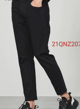 21QNZ20701利家男装秋季时尚牛仔长裤男中腰小脚微弹 21401 20801