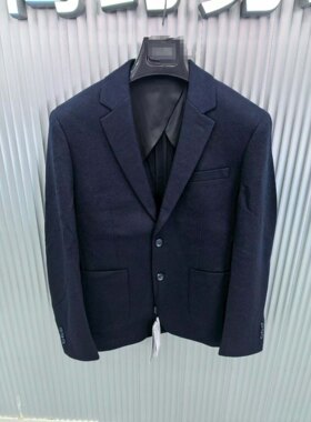 24QDX221SA利家新款休闲商务羊毛西服单衣外套