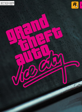 游戏gta5罪恶都市汽车电动车贴纸