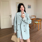 【现货】新款！条纹拼袖蛋白皮衣西装289-6909-P165K248，女装皮衣，浙宝289