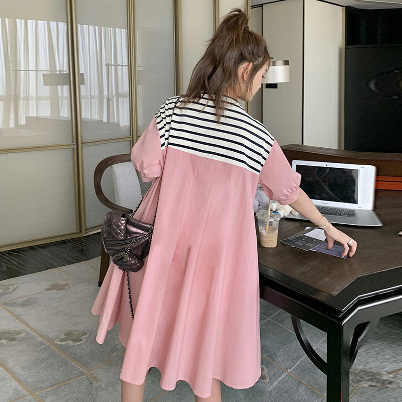 假两件披肩连衣裙女2024夏季新款小个子甜美减龄气质显瘦娃娃裙潮,女装连衣裙,浙宝289