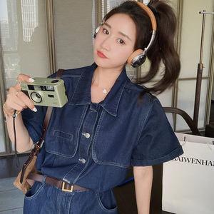 【现货】牛仔长裙(送腰带）289-2271-P135控188图片