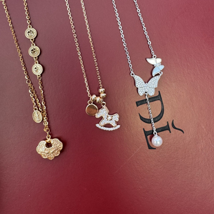 胖东来自营银项链热卖小马自营银项链锁骨链正品代购国内代购