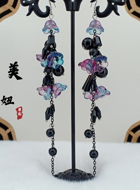 原创设计手工串珠耳环女小众高级感气质耳饰2026新款爆款耳坠