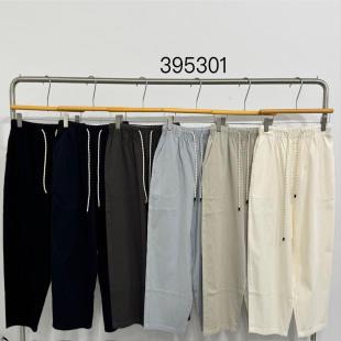 胖mm休闲哈伦萝卜裤 非本395301秋季 宽松大码 松紧抽绳高腰韩版 新款