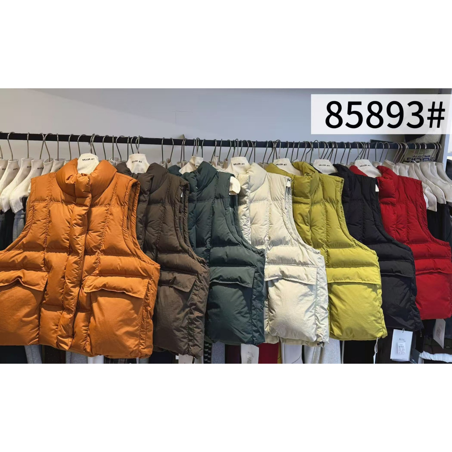 胖mm慵懒休闲风百搭立领棉服马甲